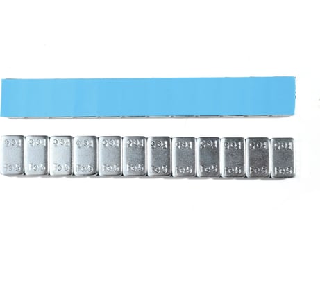 Грузики самоклеящиеся оцинкованные ACG 0083 Fe 50 LUXOR 60 г (12_5) синий скотч (50 шт/уп) 1028019