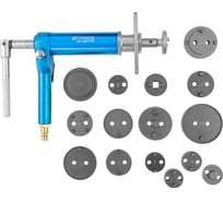 Приспособление с пневматическим приводом для возврата поршней дисковых тормозных механизмов в наборе, 16 пр. Thorvik ACPTK16P 53232