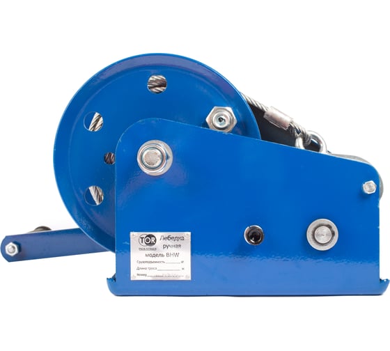 Ручная лебедка TOR ЛБ-3000 BHW 1.35 т, 20 м 1000389