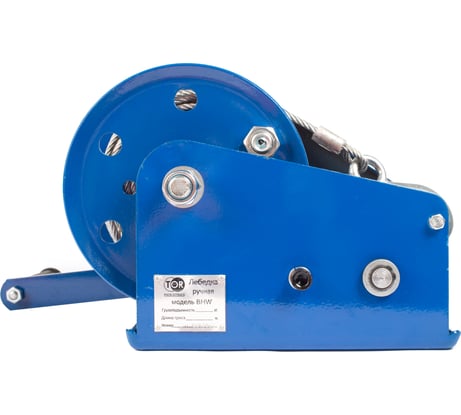 Ручная лебедка TOR ЛБ-3000 BHW 1.35 т, 10 м 1000388