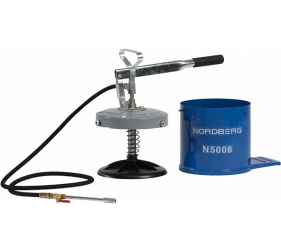 Установка для раздачи густой смазки NORDBERG ручная, 8 л N5008