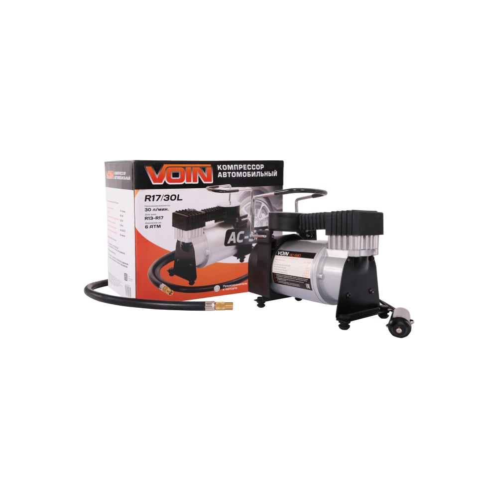 Компрессор AZARD Voin АС 580 R17 30L металлический поршень KOM00101 ...
