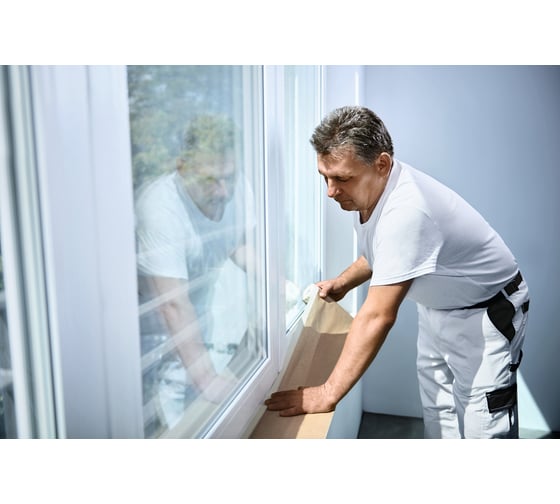 Укрывная бумага с малярной лентой 25 м х 30 см Tesa 04364-00002-01