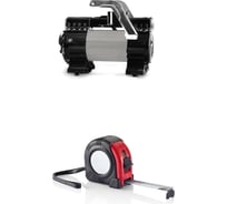 Автомобильный компрессор CROWN CT36036 + подарок