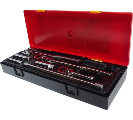 Набор головок для свечей зажигания с динамометрическим ключом 3/8 в кейсе 8 предметов JTC -K3083 204532