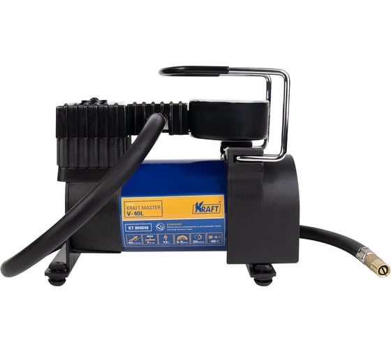 Компрессор автомобильный KRAFT MASTER V-40L, 40 л/мин KT 800040