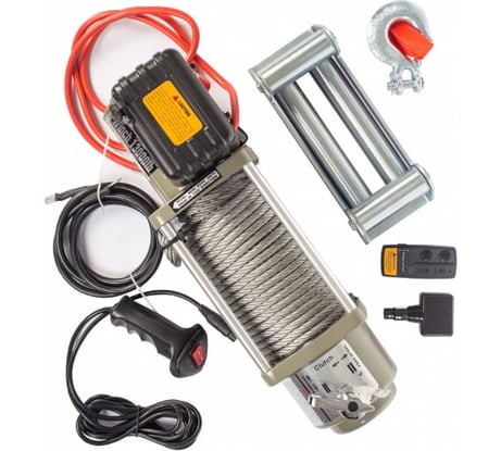 Автомобильная лебедка TOR ЛА SEC16800 7620 кг, 28 м, 24 В 1004016