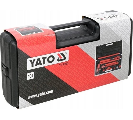 Гидравлическая распорная стойка YATO 10т (пластиковый кейс) YT-55503