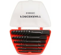 Набор экстракторов резьбы, 6пр., в пластиковом футляре FORCEKRAFT 46672 FK-63005C