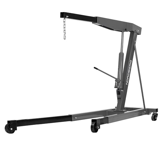 Гидравлический двухплунжерный кран NORDBERG 3 т, усиленный (серый) N3730G