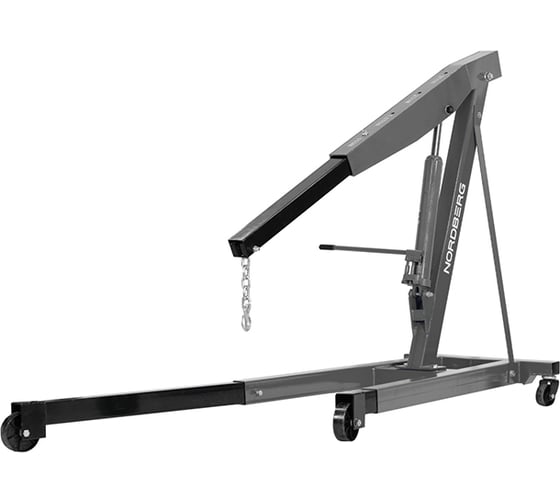 Гидравлический двухплунжерный кран NORDBERG 3 т, усиленный (серый) N3730G