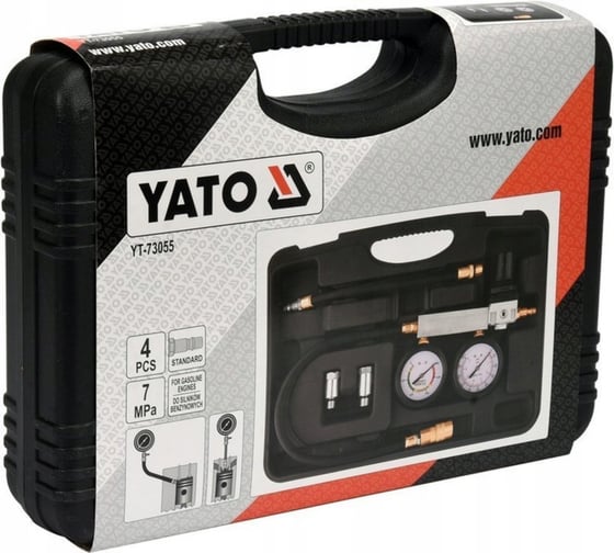 Тестер герметичности цилиндров бензиновых двигателей YATO набор YT-73055