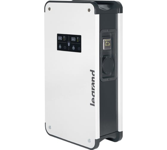 Зарядная станция Legrand 1-фазная, режим 2/3,32А,мет, 2 авто 059044 1