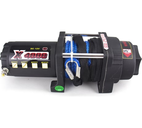 Электрическая лебедка для квадроцикла Master-Winch MW X 4000S 12 В, синтетический трос 4.01.02.04S