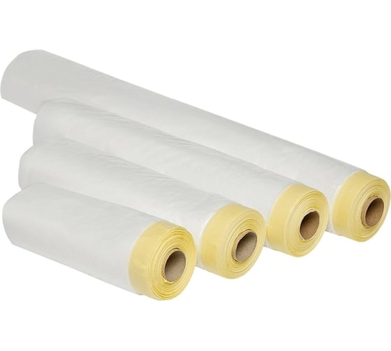 Пленка для покраски с маскирующей лентой (0.6х25 м) Colad 640002 1