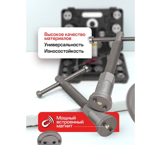 Набор для обслуживания тормозных цилиндров Patron 22 предмета P-658099(60826)