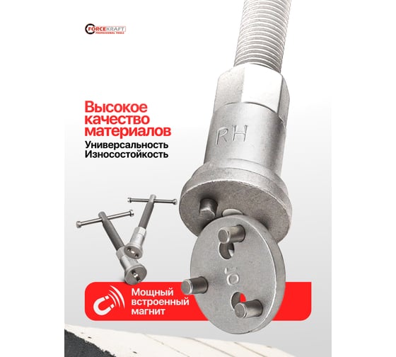 Набор для обслуживания тормозных цилиндров Forcekraft 22 предмета FK-65809+2(60822)