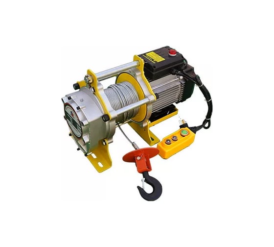 Лебедка TOR CD-300/600-A KCD-300/600 кг, 220В, с канатом 100 м, 24 м/мин, алюминиевый корпус 1034619
