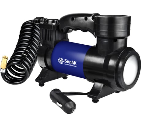 Компрессор для накачки шин ПРОФИ-45Ф с фонарем 12V 45 л/мин. БелАК БАК.99178
