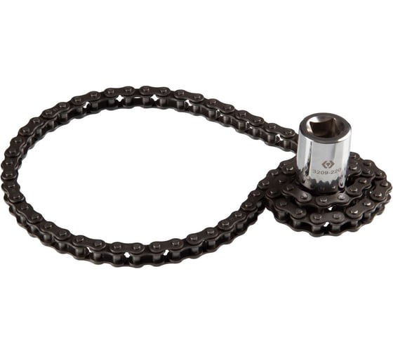 Съемник масляных фильтров МАСТАК 60-220 мм, 1/2", цепной 3209-220