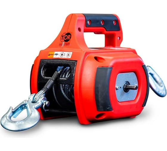 Лебедка под шуруповерт переносная TOR SQ-500 225 кг, 12 м