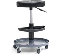 Сиденье механика на колесах с пневмолифтом KraftWell KRWRS-1