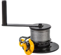 Ручная настенная лебедка ЦМК ЛР-0,15 трос 4мм*10м L0012