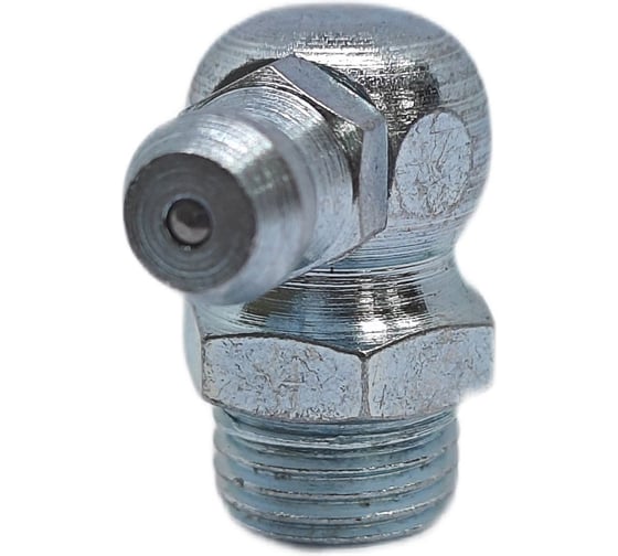 Пресс-масленка угловая оц. H3 R1/8NPT, комплект 10 шт., оцинкованная сталь, Европейский стандарт DIN71412, MasloSmenka 010314-10 1