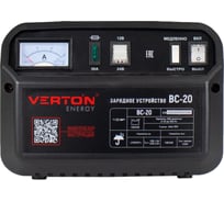 Зарядное устройство VERTON Energy BC-20, 230/50 В/Гц,300Вт,12/24В,20-200 Ач 01.12779.17922