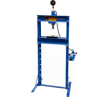 Пресс гидравлический ROSSVIK 20 тонн, напольный, цвет синий RAL 5005 HJ0804.5005