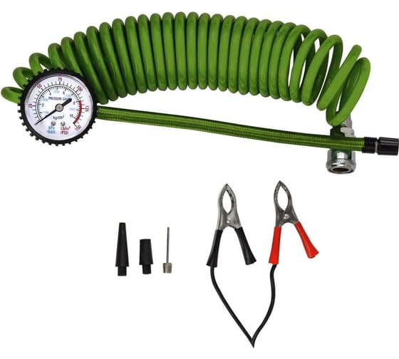 Компрессор двухпоршневой автомобильный PROCRAFT 80 л/мин, 276 Вт, 25А, 10 бар, крокодилы LK400