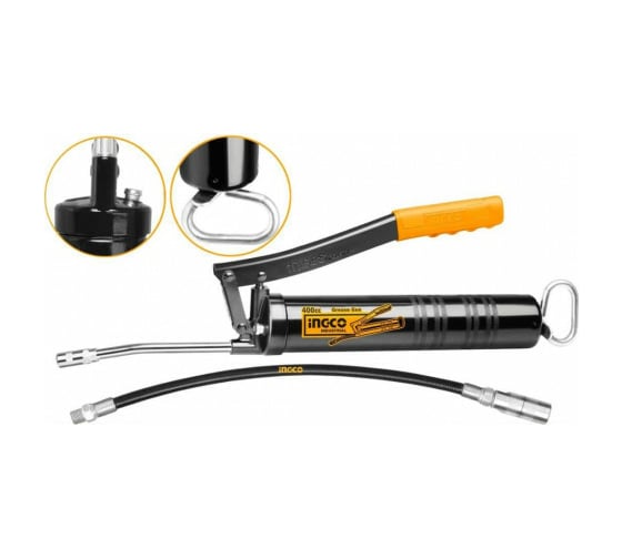 Шприц для масляной смазки INGCO 400см.куб. INDUSTRIAL GRG015001