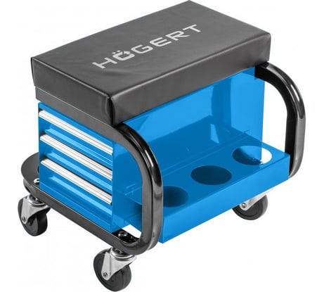 Стул для мастерской с 3 ящиками HOEGERT TECHNIK HT7G560