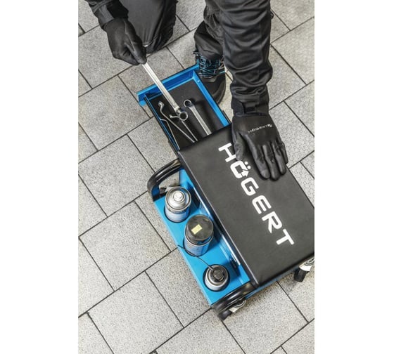 Стул для мастерской с 3 ящиками HOEGERT TECHNIK HT7G560