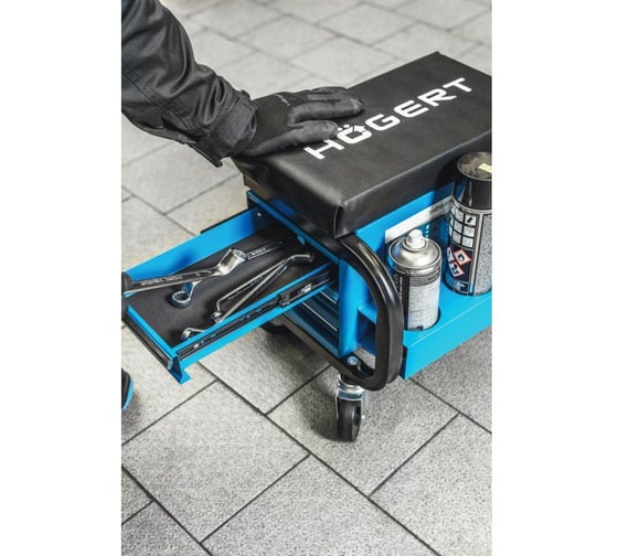 Стул для мастерской с 3 ящиками HOEGERT TECHNIK HT7G560