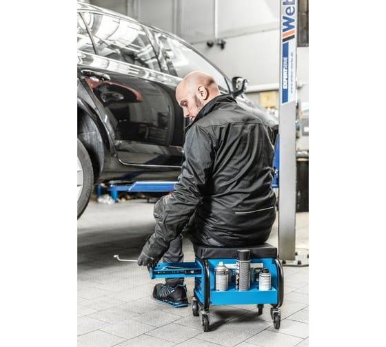 Стул для мастерской с 3 ящиками HOEGERT TECHNIK HT7G560