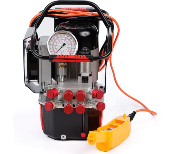 Насос гидравлический СМТ ATW 700 Bar, 4 Поста, ПДУ, Радиатор. 5,5 L. 220 V. LP3-4