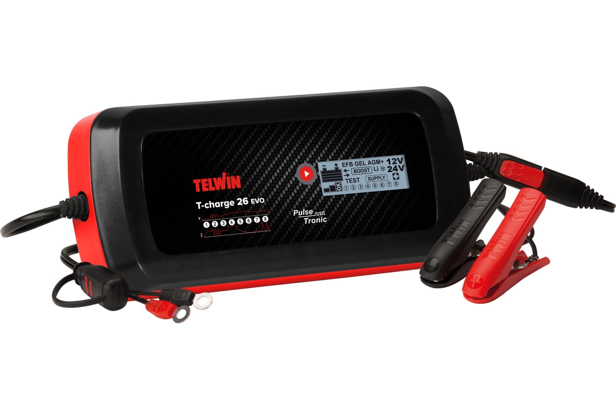 Зарядное устройство для аккумуляторов Telwin T-CHARGE 26 EVO 807595 ...