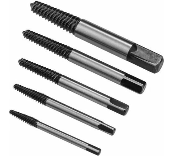 Набор экстракторов DEKO DH05-6, 4-6 мм, 6-8 мм, 8-11 мм, 11-14 мм, 14-18 мм 065-0542