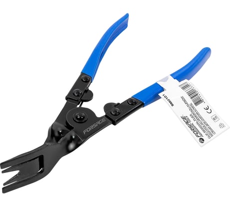 Клещи для снятия клипс Forsage ширина клещей 33 мм, ширина вилки-клипсодера 16 мм, максимальное раскрытие клещей 42 мм, длина клещей 235 мм F-9M0101(58631)