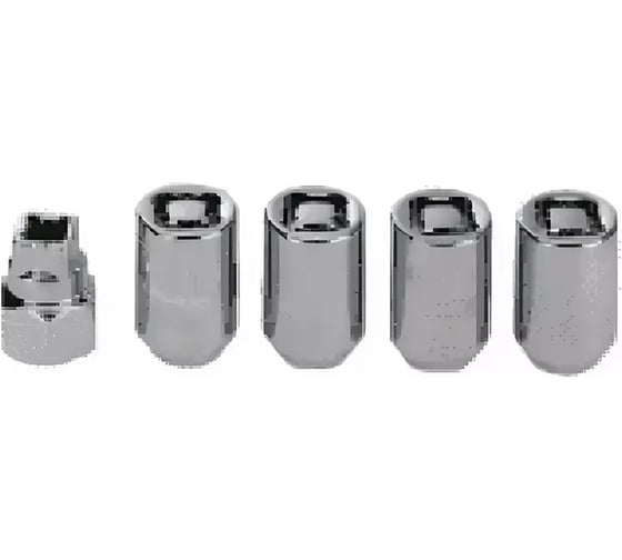 Набор секретных гаек на колесные диски Forsage 7/16"RH, 5 предметов 3581 F-643105 F-643105(3581)