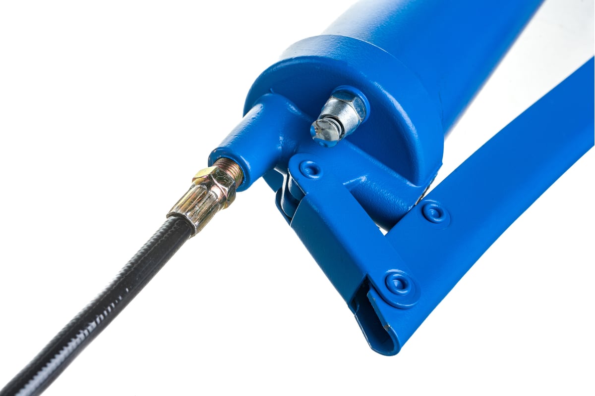 Рычажно-плунжерный шприц HOEGERT TECHNIK 400 мл, шланг 300 мм, стальная ...