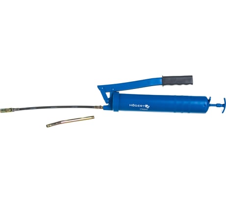 Рычажно-плунжерный шприц HOEGERT TECHNIK 400 мл, шланг 300 мм, стальная трубка 150 мм HT8G905