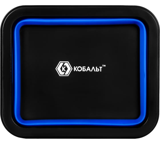 КОБАЛЬТ Тарелка магнитная для крепежа, складная, силиконовая, 150x132 мм, высота 15мм/45мм, блистер 919-449