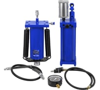 Цилиндр гидравлический для пресса Forsage в комплекте со станцией гидравлической и манометром, 50т F-0101-3Y(60427)