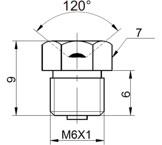 Пресс-масленка EMES 10 штук GCBDM6X1.10