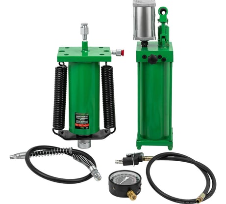 Цилиндр гидравлический для пресса в комплекте со станцией гидравлической и манометром, 40т Rockforce RF-0101-3R(60426)