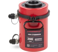 Гидравлический цилиндр домкрат с полым штоком, двуполостной Harrison 200 тонн, 100 мм HRH-CY0800036