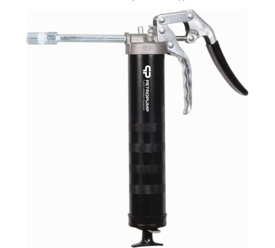 Шприц пистолетного типа для смазки Petropump 500см3, 1/8" BSPT, 130 бар, стальная трубка с насадкой, 1,3 г/ход PP100330 1