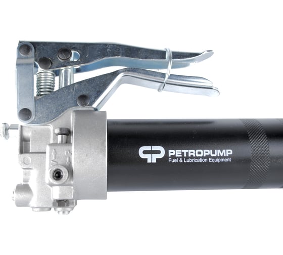 Шприц пистолетного типа для смазки Petropump 500см3, 1/8" BSPT, 130 бар, шланг с насадкой, 1,3 г/ход PP100331